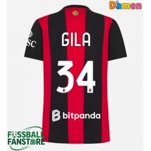 AC Milan Mario Gila #34 Replik Heimtrikot Damen 2026-27 Kurzarm